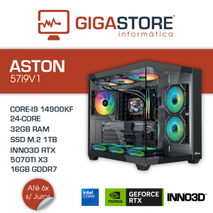 Desktop Gaming ASTON-57i9V1 I9 14900KF 32GB RAM 1TB SSD W11
